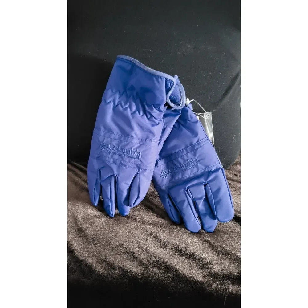Vintage Columbia Sportswear Youth Ski Gloves Purple Size Small Insulated NWT